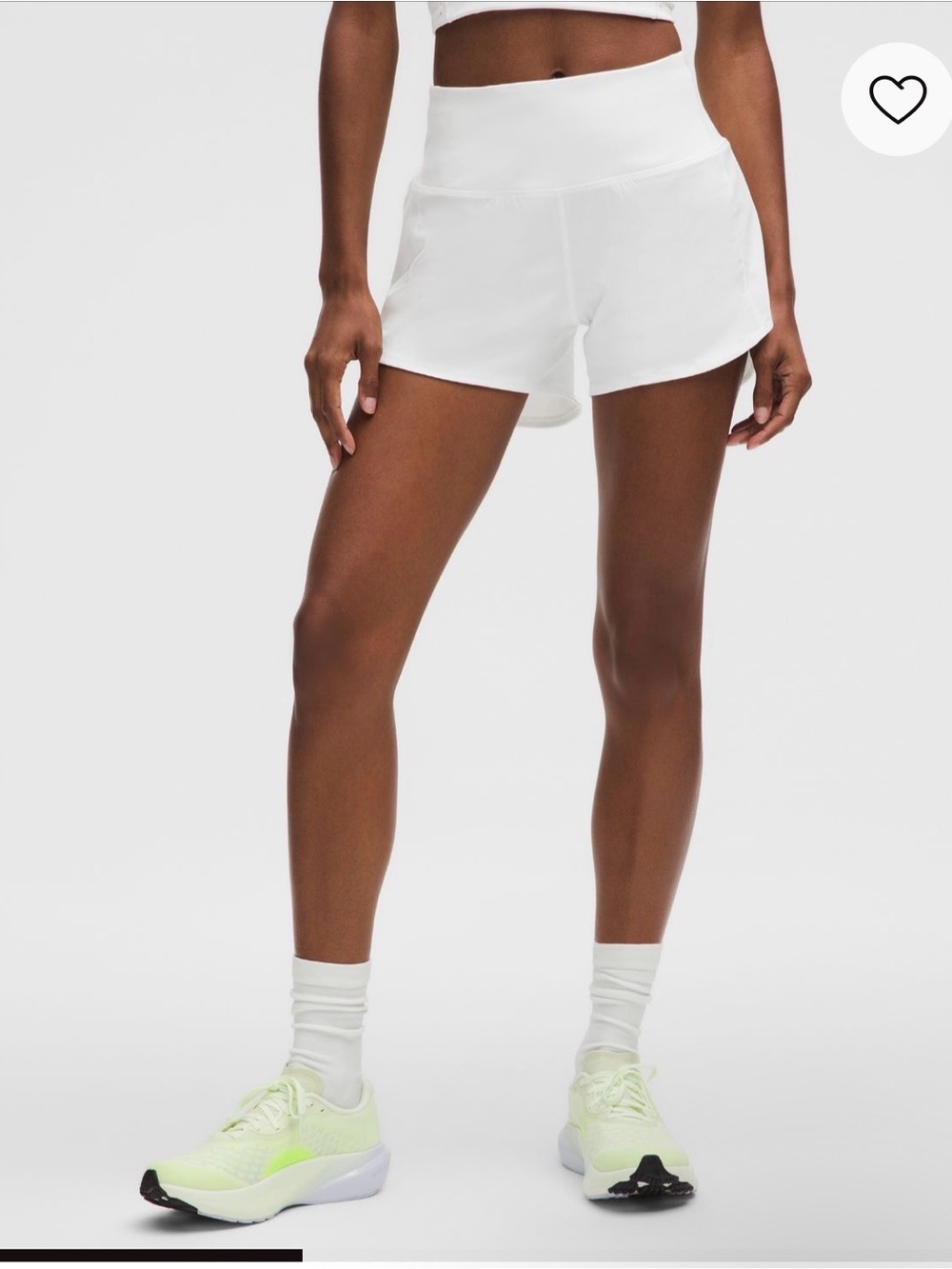 Lululemon speed up high rise 
 shorts